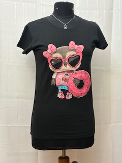 t-shirt stampata con disegno M